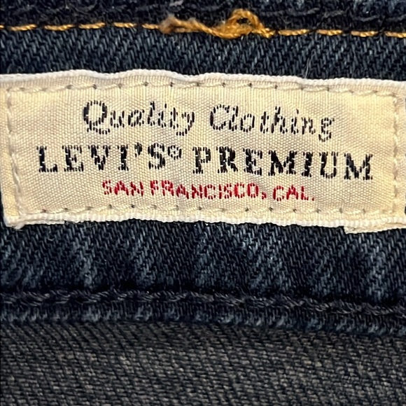 Levi’s 541 Jeans Premium Dark Wash Athletic Taper Big E Cotton Stretch 32x32 - Picture 3 of 14